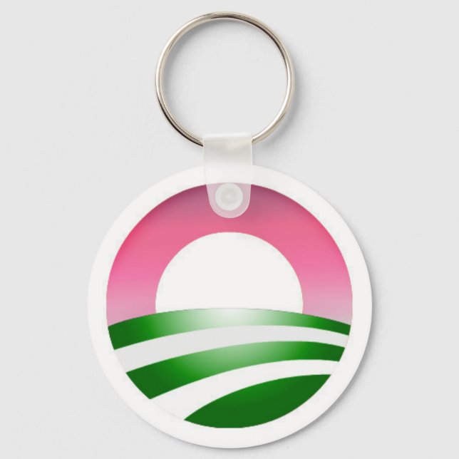 AKA for Obama Keychain (Front)