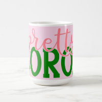 AKA Inspiried Pink and Green Pretty Soror