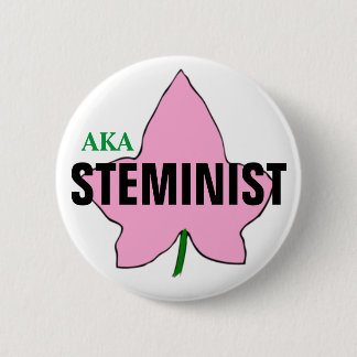 AKA PINK IVY STEMINIST BUTTON