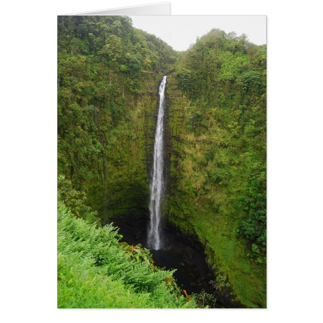 Akaka Falls, Hawaii, Card (Front)
