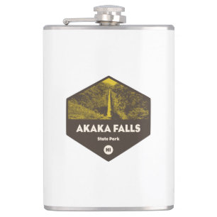 Akaka Falls State Park Hawaii Hip Flask