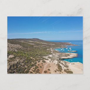 Akamas peninsula and Blue Lagoon Paphos, Cyprus Postcard