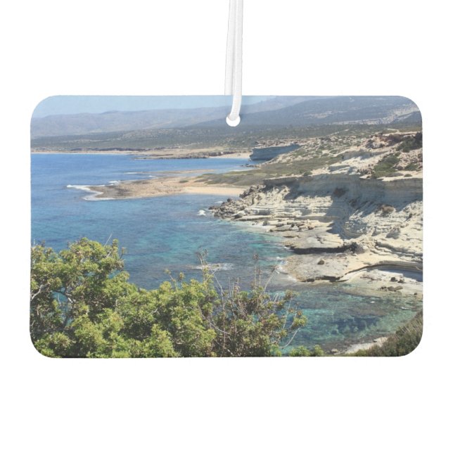 Akamas Peninsula Car Air Freshener (Back)