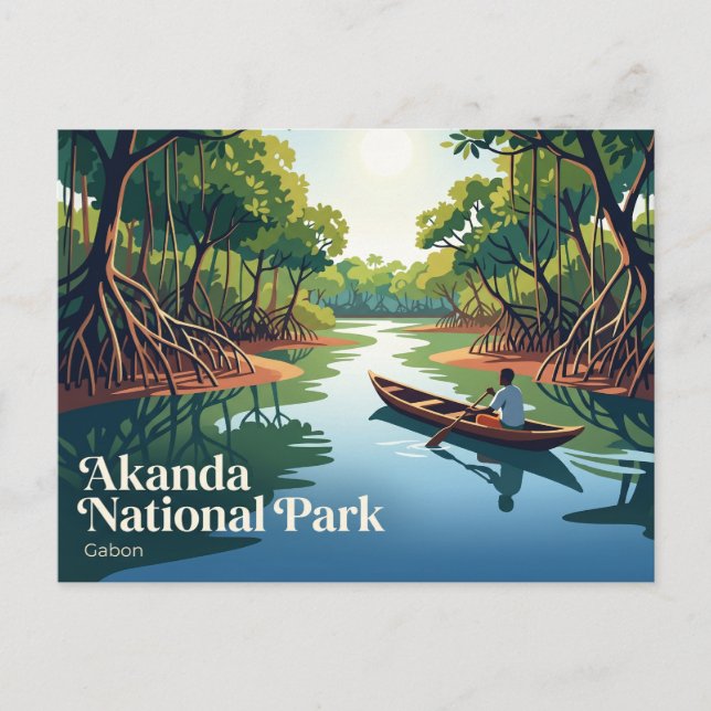 Akanda National Park Gabon Postcard (Front)