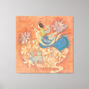 Akane Kaze: Sunset Grace Canvas Print