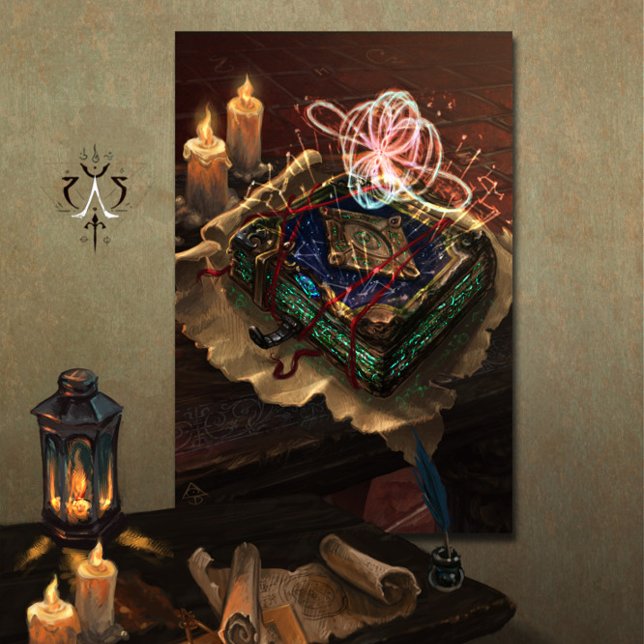 Akasha Codex - mystical esoteric fantasy art Poster (Creator Uploaded)