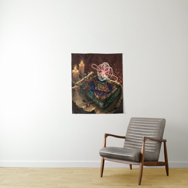 Akasha Codex - mystical esoteric fantasy art Tapestry (In Situ)