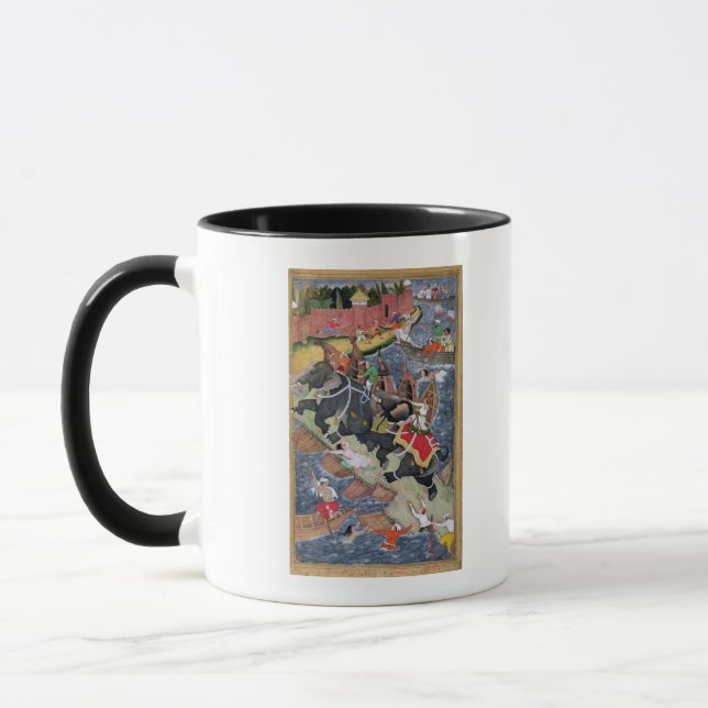 Akbar tames the Savage Elephant, Hawa'i Mug (Left)