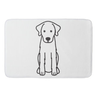 Akbash Dog Cartoon Bath Mat