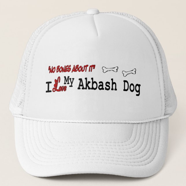 Akbash Dog (I Love) Hat (Front)