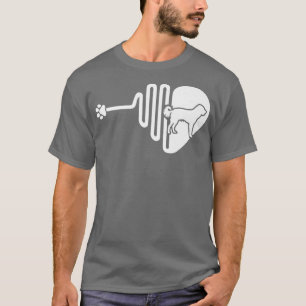 Akbash Dog Paw Heartbeat Pet Owner Veterinarian  T-Shirt