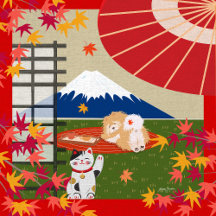 AKI Chow Furoshiki wrapping cloth bandanna