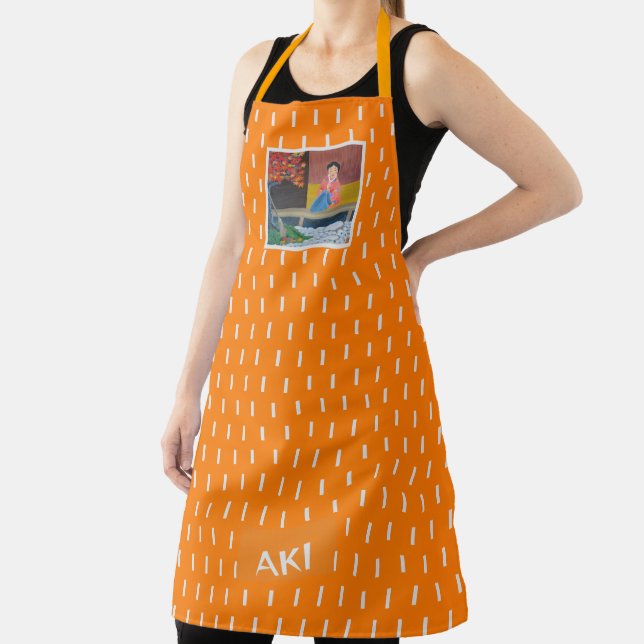 Aki Japanese Autumn season Art Apron (Insitu)