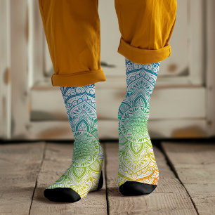 Aki Mandalal Crew Socks