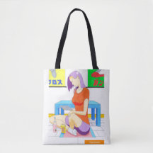 Akiko at Home Tote Bag