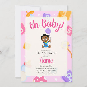 Akili and Me Baby Shower Invitation 