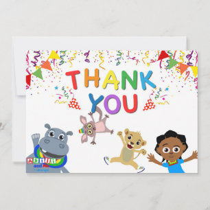 Akili & Friends Thank You Card (Horizontal)