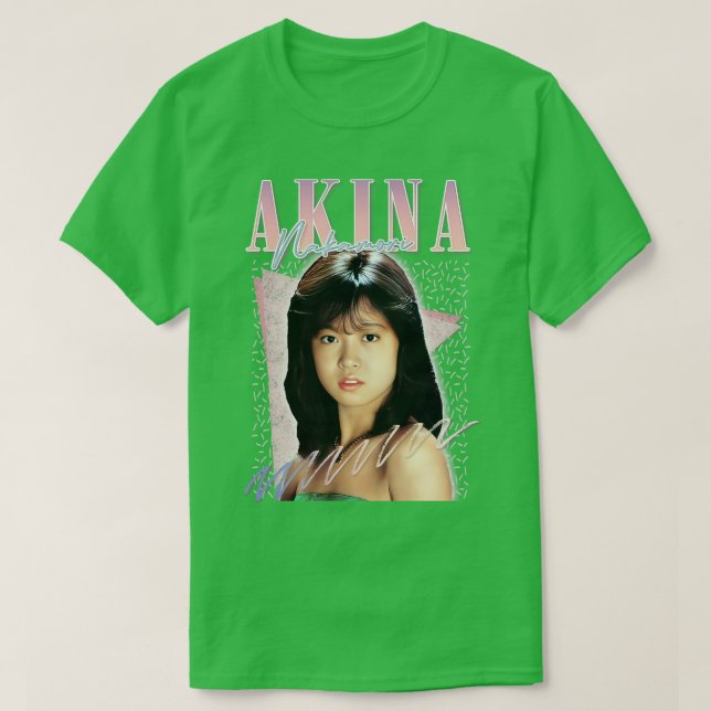Akina Nakamori Aesthetic T-Shirt (Design Front)