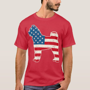 Akita American Flag 4th of July for Men Women Boy T-Shirt