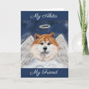 Akita Angel Card