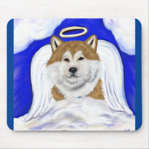 Akita Angel Mouse Pad