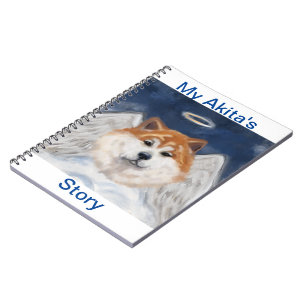 Akita Angel Notebook