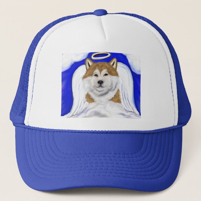 Akita Angel Trucker Hat (Front)