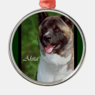 Akita Art Metal Tree Decoration