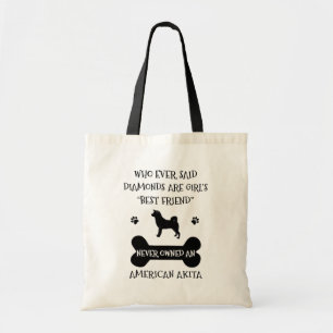 Akita best friend Two-Tone coffee mug Tote Bag