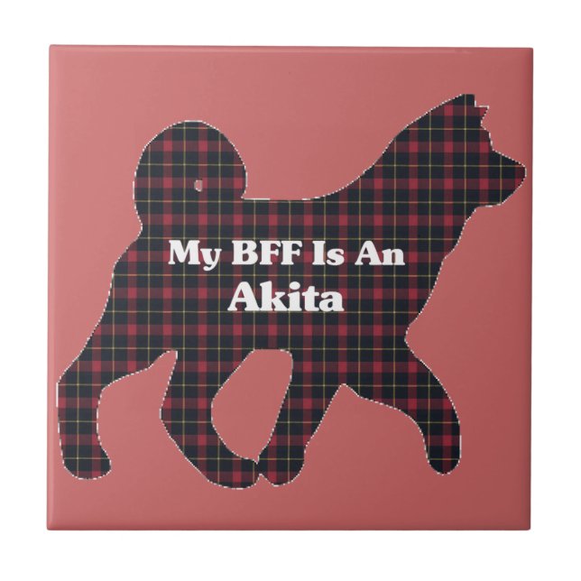 AKITA BFF TILE (Front)