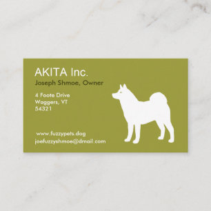 Akita Business Card