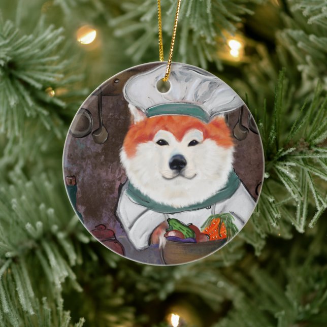 Akita     ceramic tree decoration (Tree)