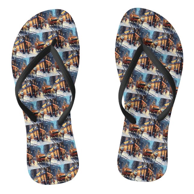 Akita Christmas Festive Season Jandals (Footbed)