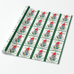 Akita Christmas Merry Wrapping Paper
