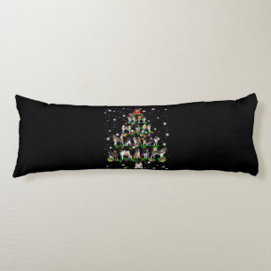 Akita Christmas Tree Covered By Flashli Body Cushion