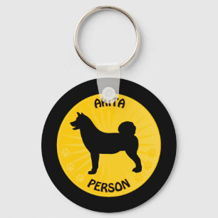 Akita Crossing [Xing] Key Ring