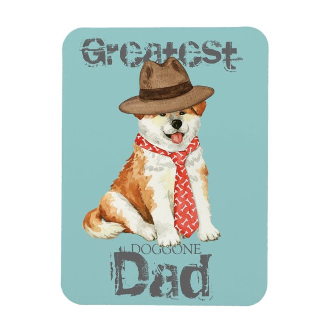 Akita Dad Magnet (Vertical)