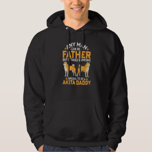 Akita Dog Dad Father Men American Akita Owner Hoodie