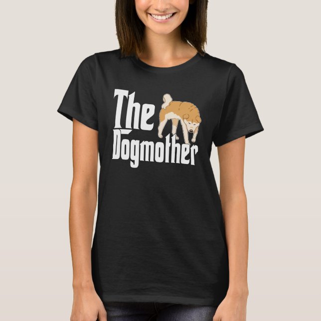 Akita Dog Mom Dogmother Dogs Mommy Mother T-Shirt (Front)