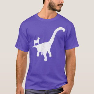Akita dog pet owner lover dinosaurs funny T-Shirt