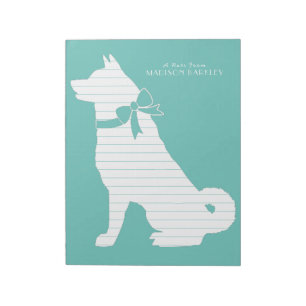 Akita Dog Puppy Notepad