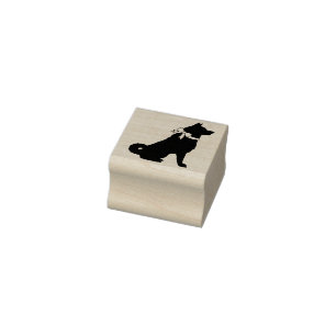 Akita Dog Puppy Rubber Stamp