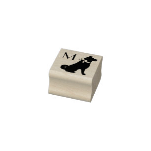 Akita Dog Puppy Rubber Stamp