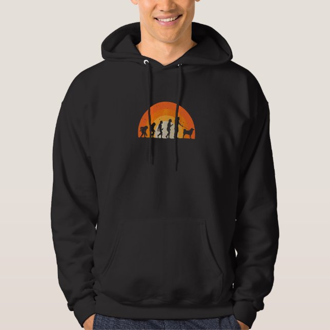 Akita Evolution Sunset   Hoodie (Front)