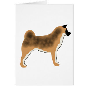 akita fawn black overlay silo