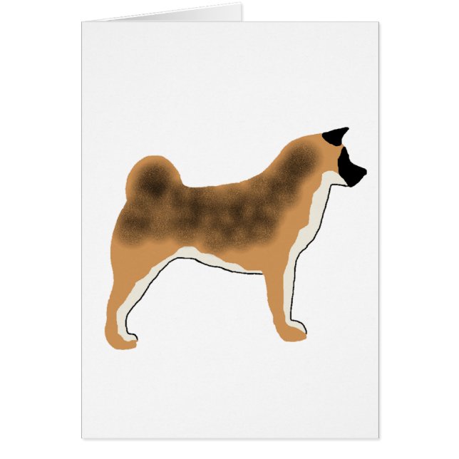 akita fawn black overlay silo (Front)