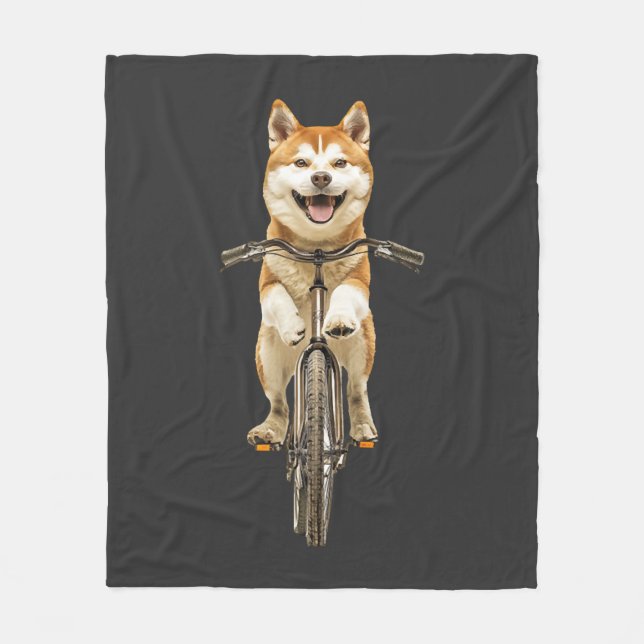 Akita  fleece blanket (Front)