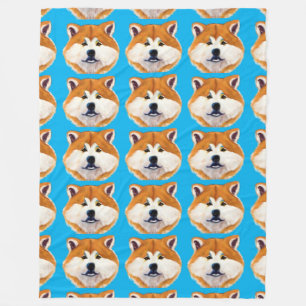 AKITA FLEECE BLANKET