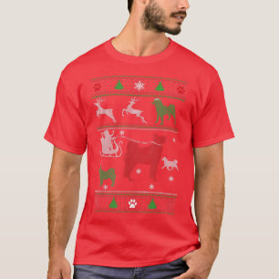 Akita Funny Christmas Snow Paw Akita Inu Dog  T-Shirt