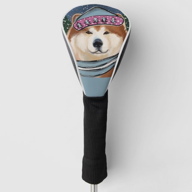 AKITA          GOLF HEAD COVER (Front)